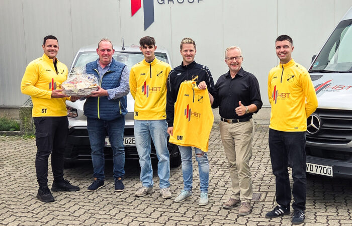 Neue Ausstattung: Die HBT GROUP unterstützt den SV Nienhagen!